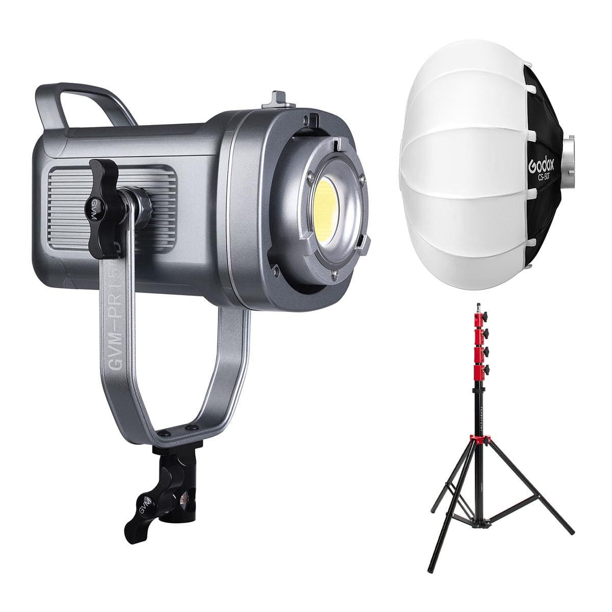 "GVM - PR150D 150W Bi-Color LED Video Light, Bundle with Glow 20"" Quick Ball Lantern Softbox and Flashpoint 9.5' Pro" price history on PriceWatchPro