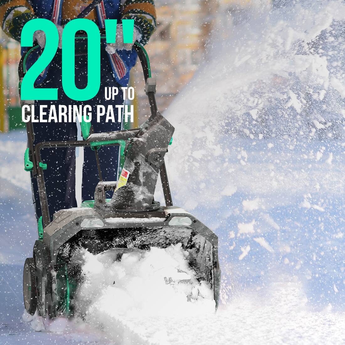 20" UP TO CLEARING PATH