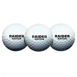WinCraft - Las Vegas Raiders 3-Pack Golf Ball Set - Multicolor