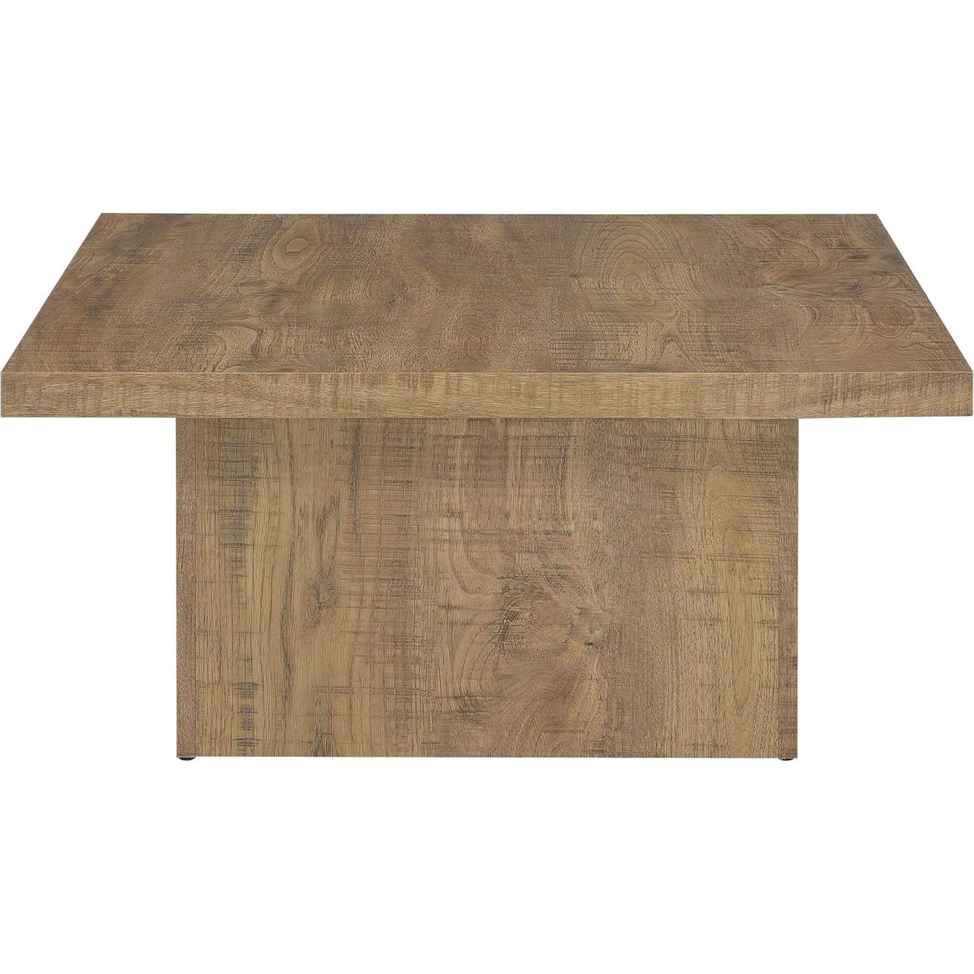 Alt View 3. Coaster Co. of America - Devar Square Engineered Wood Coffee Table Mango Brown - Green.