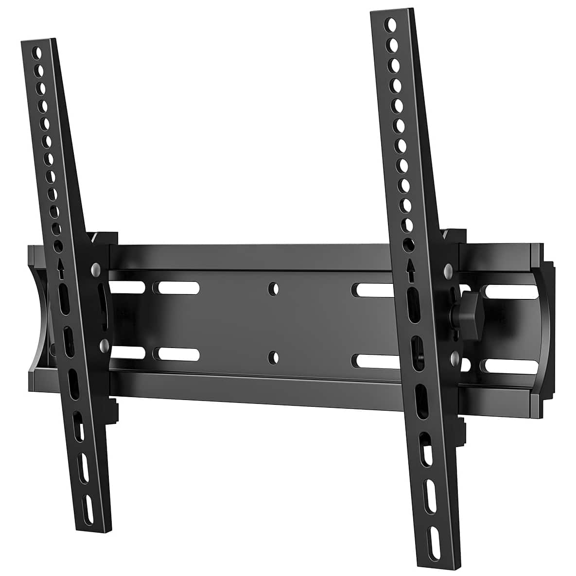 Dazzed Corner - Ultra Slim Tilting TV Mount Bracket for 24-65" TVs, VESA 400x400mm, Holds Up to 99lbs - Black