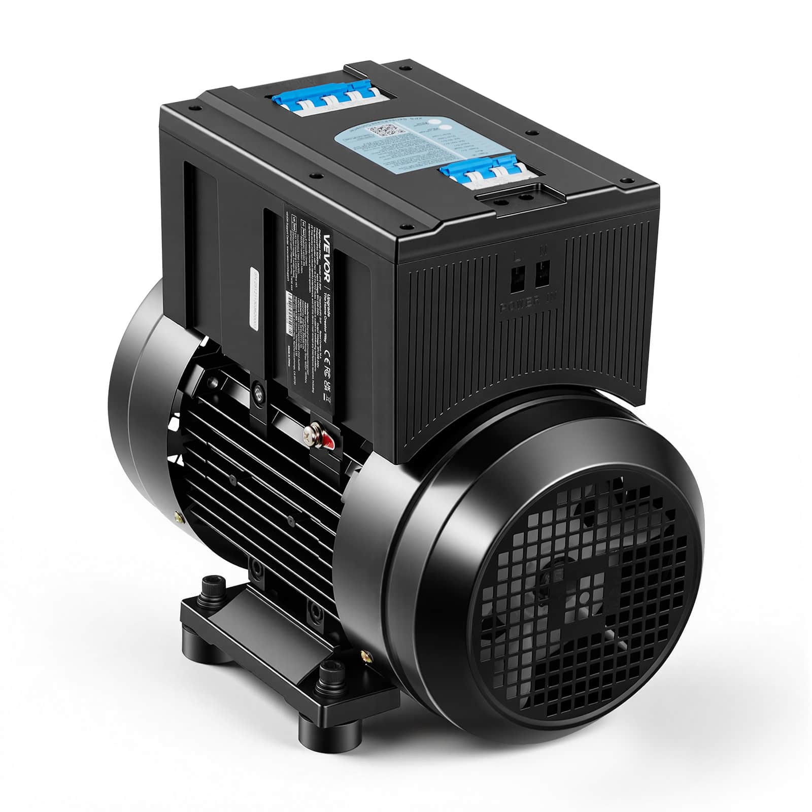 VEVOR - Single Phase to 3-Phase Rotary Converter, 7.5HP 21A 208-240V Input/Output Rotary Phase Converter - Black price history on PriceWatchPro