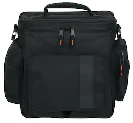 Gator - G-Club Series DJ Bag, Holds 35 Vinyl LPs, Laptop, Serato-Style Interface & Accessories, Padded Nylon w/ Orange Interior