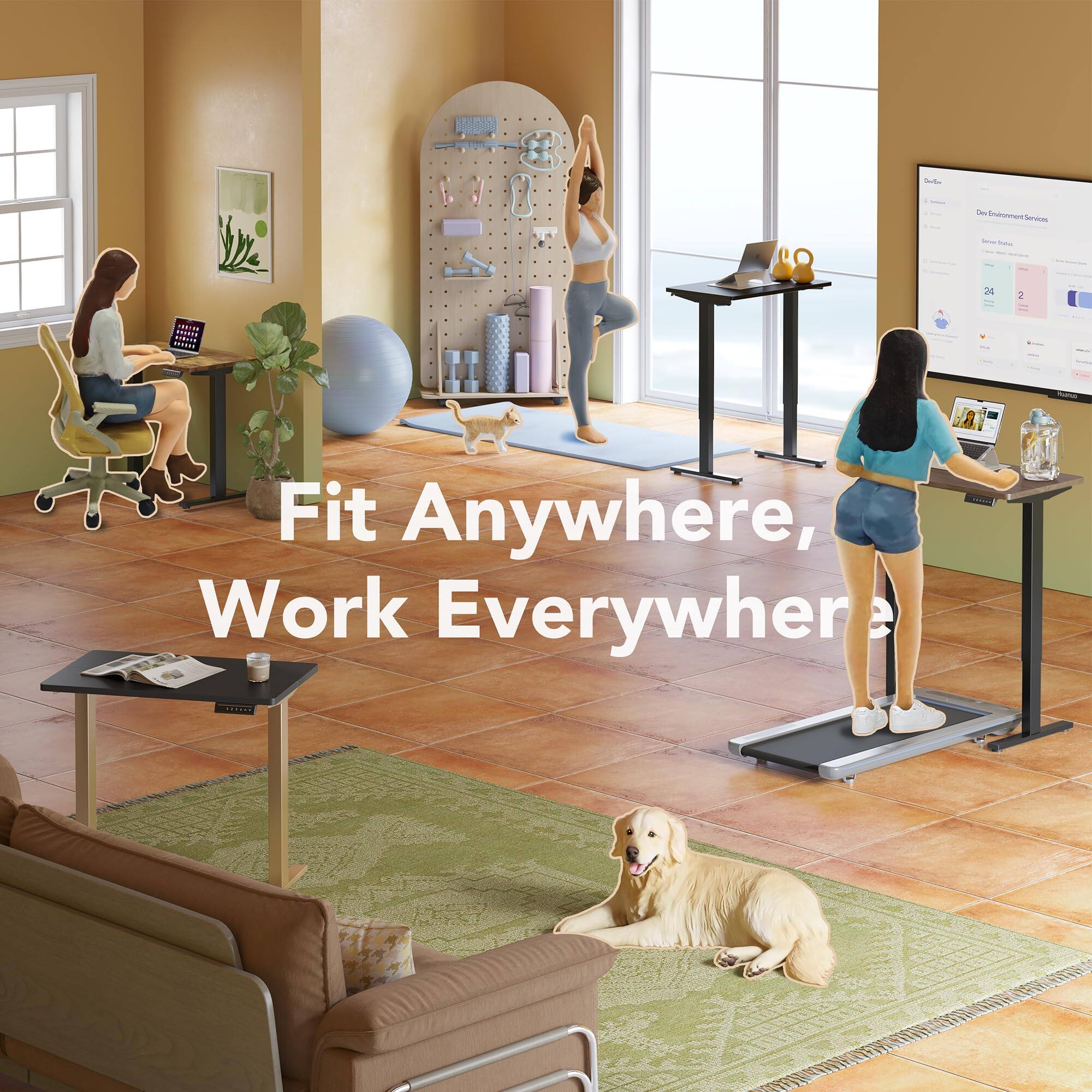 Fit Anywhere, Work Everywhere