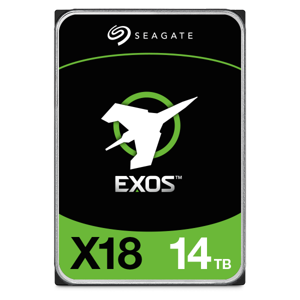 Seagate - ST14000NM004J Exos X18 14 TB Hard Drive Internal (12Gb/s) Storage Surveillance System Device Supported