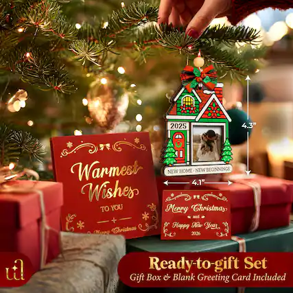 2025
4.3"
NEW HOME - NEW BEGINNINGS
4.1"
Warmest Wishes
TO YOU
Merry Christmas & Happy New Year
Merry Christmas
and
Happy New Year
2026
Ready-to-gift Set
Gift Box & Blank Greeting Card Included