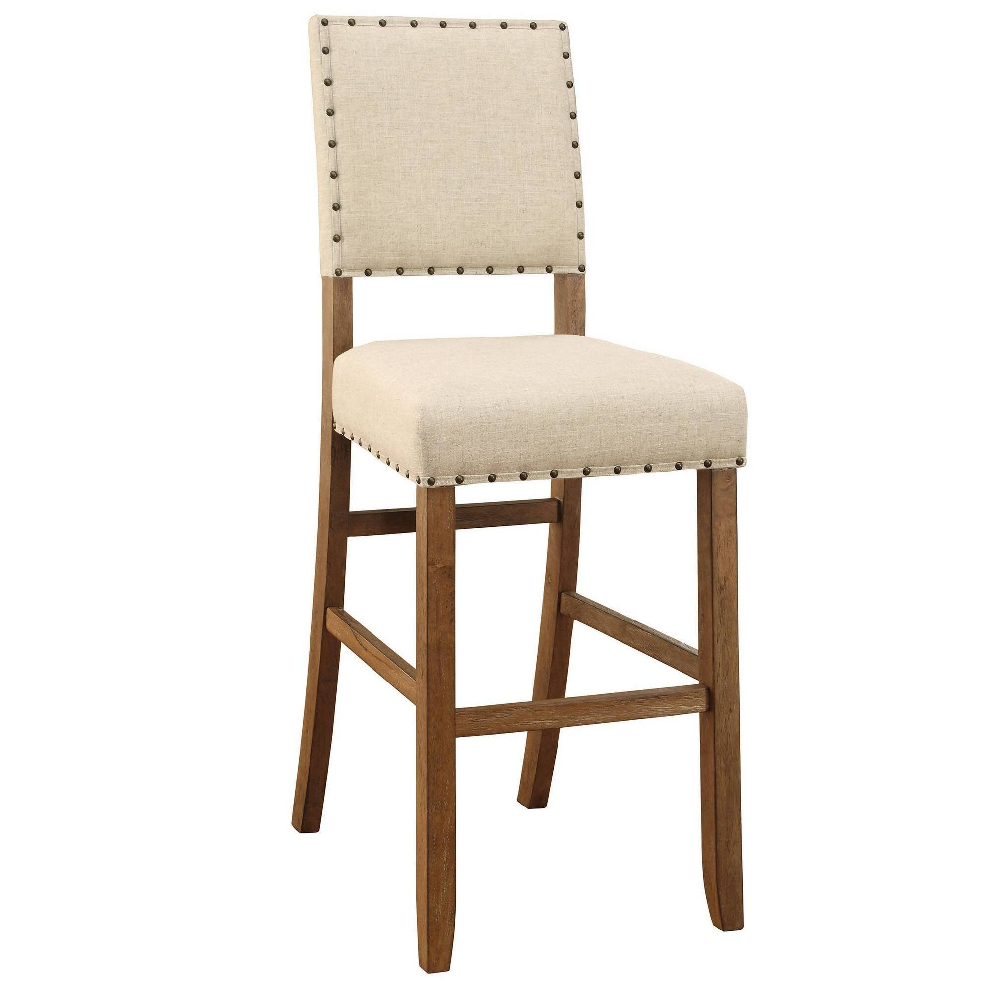 Alt View 2. Manhattan Lane - Counter Dining Table Set With Center Beam, Brown and Beige - Brown, Beige.