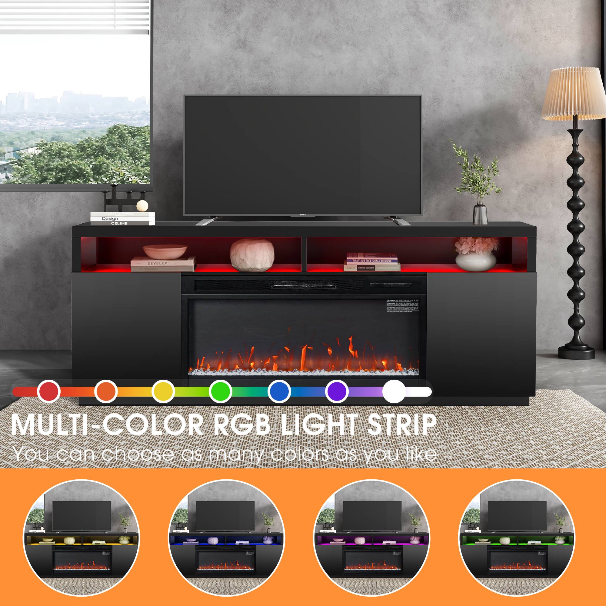 MULTI COLOR RGB LIGHT STRIP  
You can choose as many colors as you like