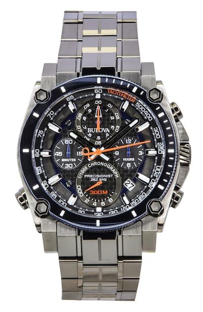Bulova Icon Precisionist Chronograph Stainless Steel Grey Dial Bulova Icon Precisionist Chronograph Stainless Steel Grey Dial