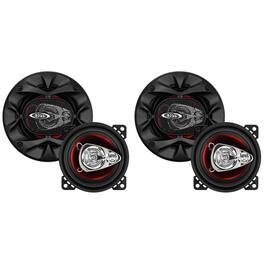 BOSS Audio - BOSS Chaos Exxtreme 4" Full Range Mounted Vehicle Speaker System Pair (2 Pack) - Black