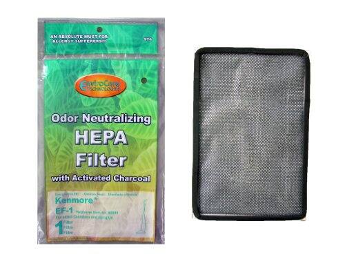 AN ABSOLUTE MUST FOR ALLERGIC SUFFERERS

EnviroCare TECHNOLOGY

Odor Neutralizing HEPA Filter with Activated Charcoal

Kenmore EF-1

1 Filter