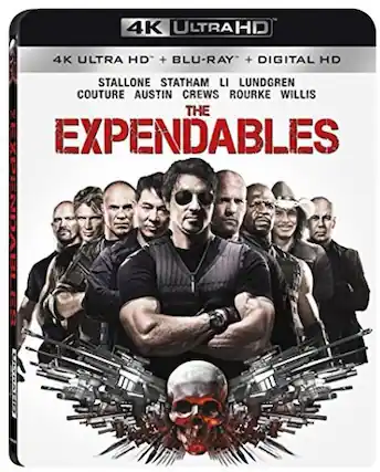 Front. The Expendables - 4K Blu-Ray.