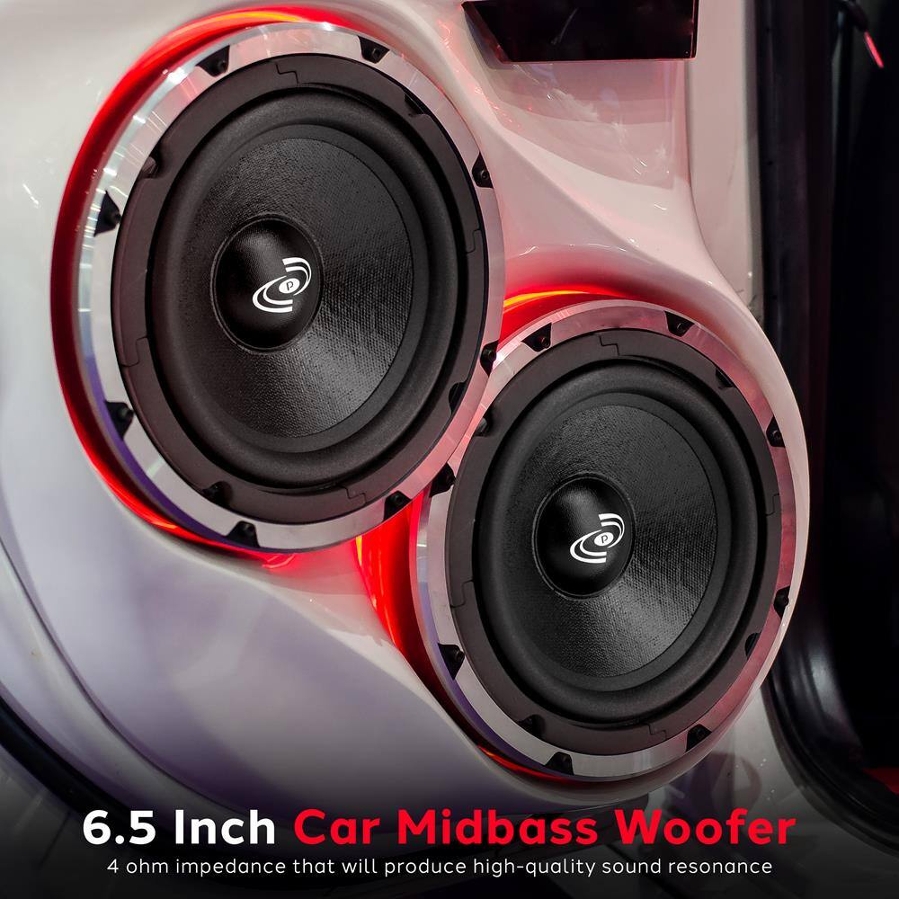 6.5 Inch Car Midbass Woofer  
4 ohm impedance that will produce high-quality sound resonance