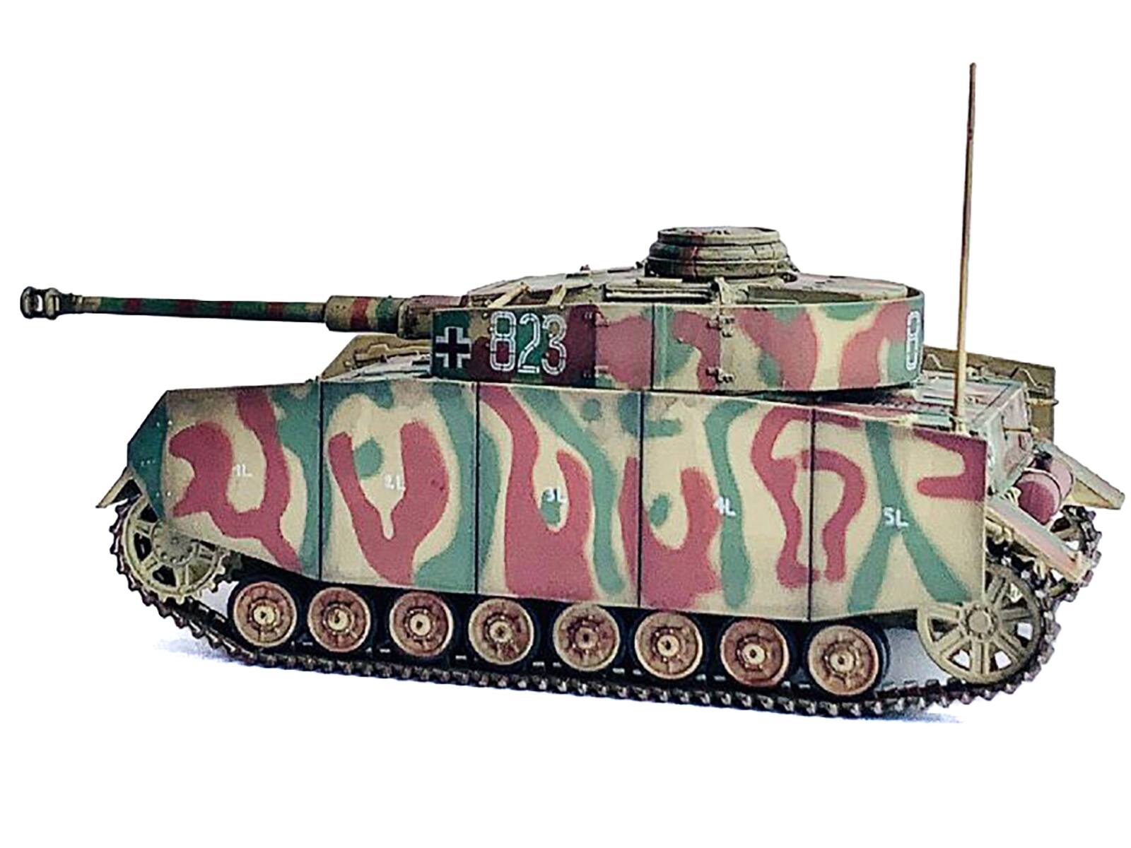 Alt View 1. Dragon Models - Germany Pz.Kpfw.IV Ausf.H with Schurzen Tank #823 "2.Pz.Div., Normandy" "NEO Dragon Armor" 1/72 Plastic by Dragon Models.