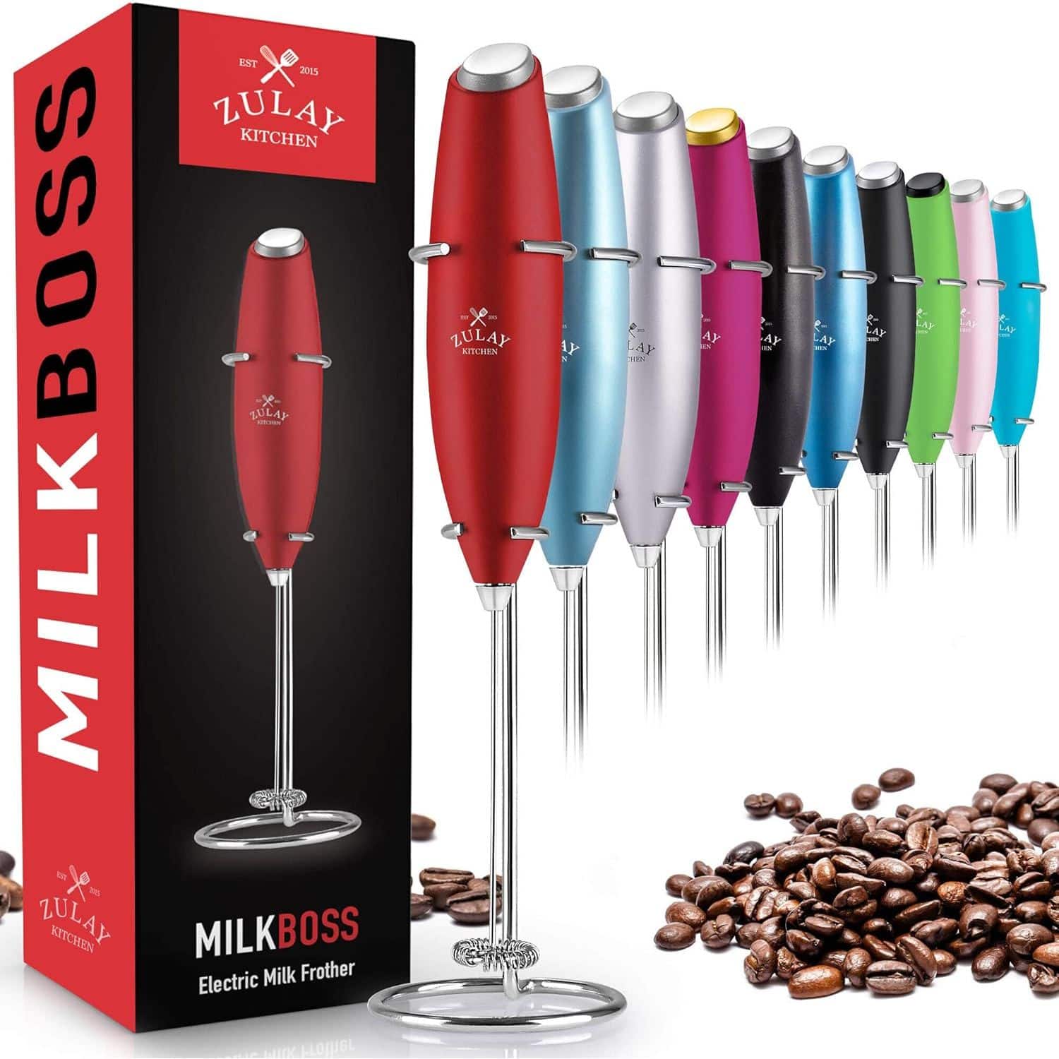 ZULAY KITCHEN, ZULAY KITCHEN MILKBOSS, ZULAY KITCHEN MILKBOSS Electric Milk Frother, ZULAY KITCHEN