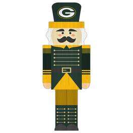 Fan Creations - Green Bay Packers 31'' Nutcracker Leaner - Multicolor