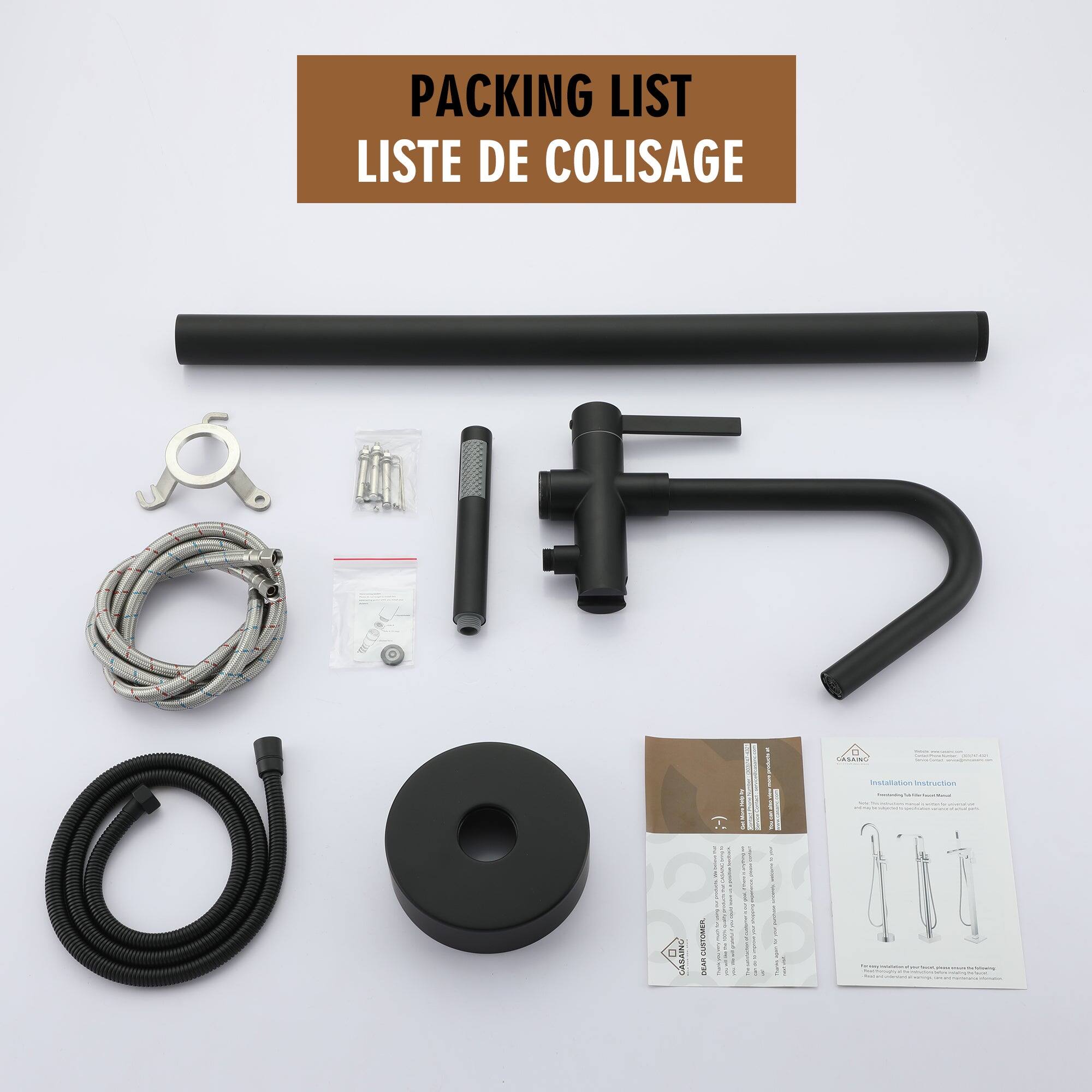 PACKING LIST LISTE DE COLISAGE 1. CUSTOMER DEAR - 1 2.