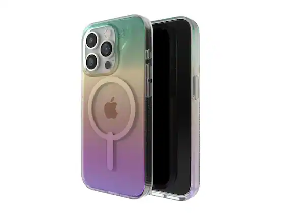 Front. ZAGG - Zagg Milan Snap Case for iPhone 15 Pro Max / iPhone 6.7 Pro (2023) - Iridescent.