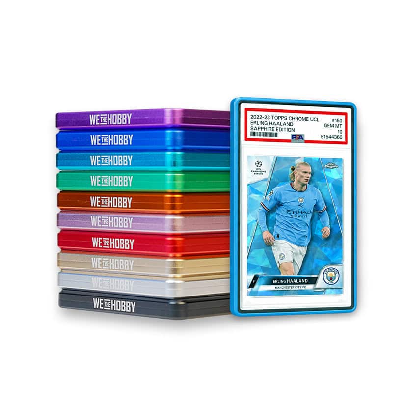 WeTheHobby Aluminum SHARKTOOTH Graded Card Case for PSA 35PT - Teal - Teal