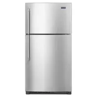 Maytag - 21.2 Cu. Ft. Top-Freezer Refrigerator - Stainless Steel - Front_Zoom