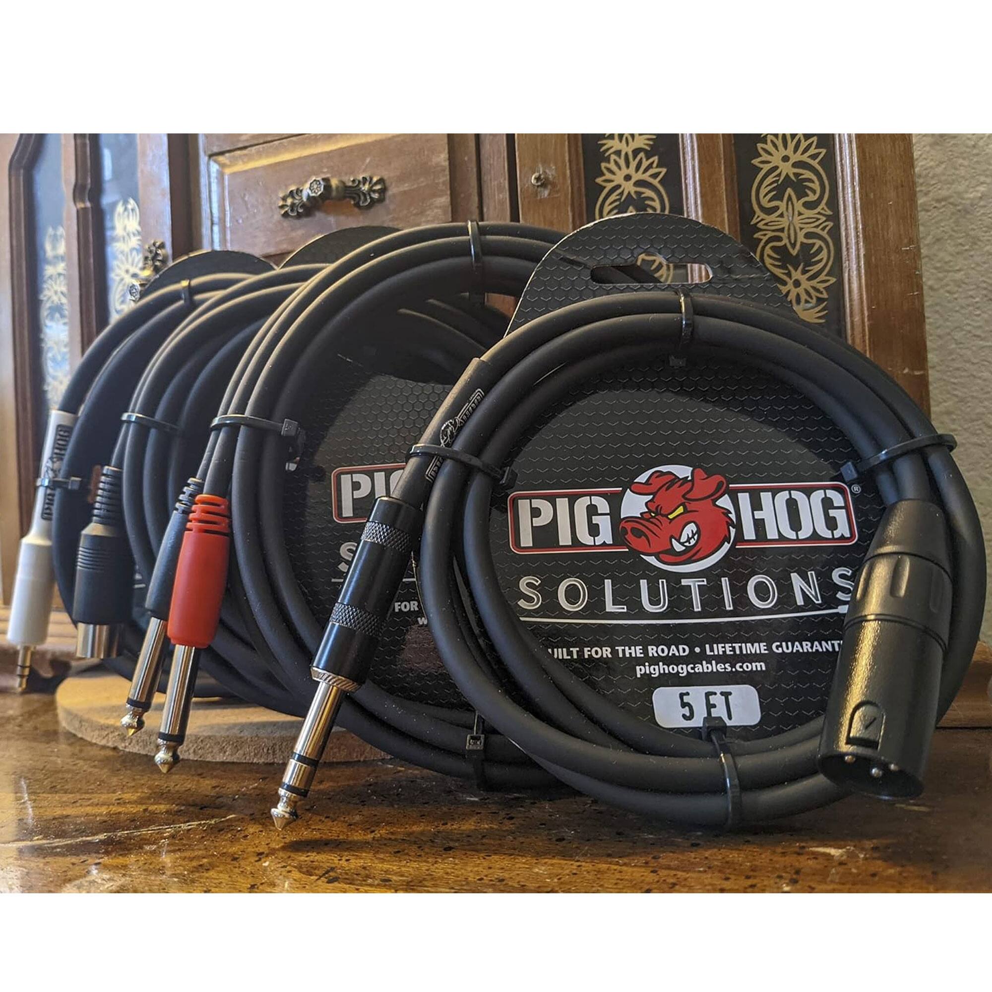 PIG HOG SOLUTIONS  
UILT FOR THE ROAD • LIFETIME GUARANTY  
pighogcables.com  
5 FT