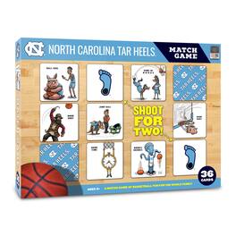 YouTheFan - North Carolina Tar Heels Licensed Memory Match Game - Multicolor