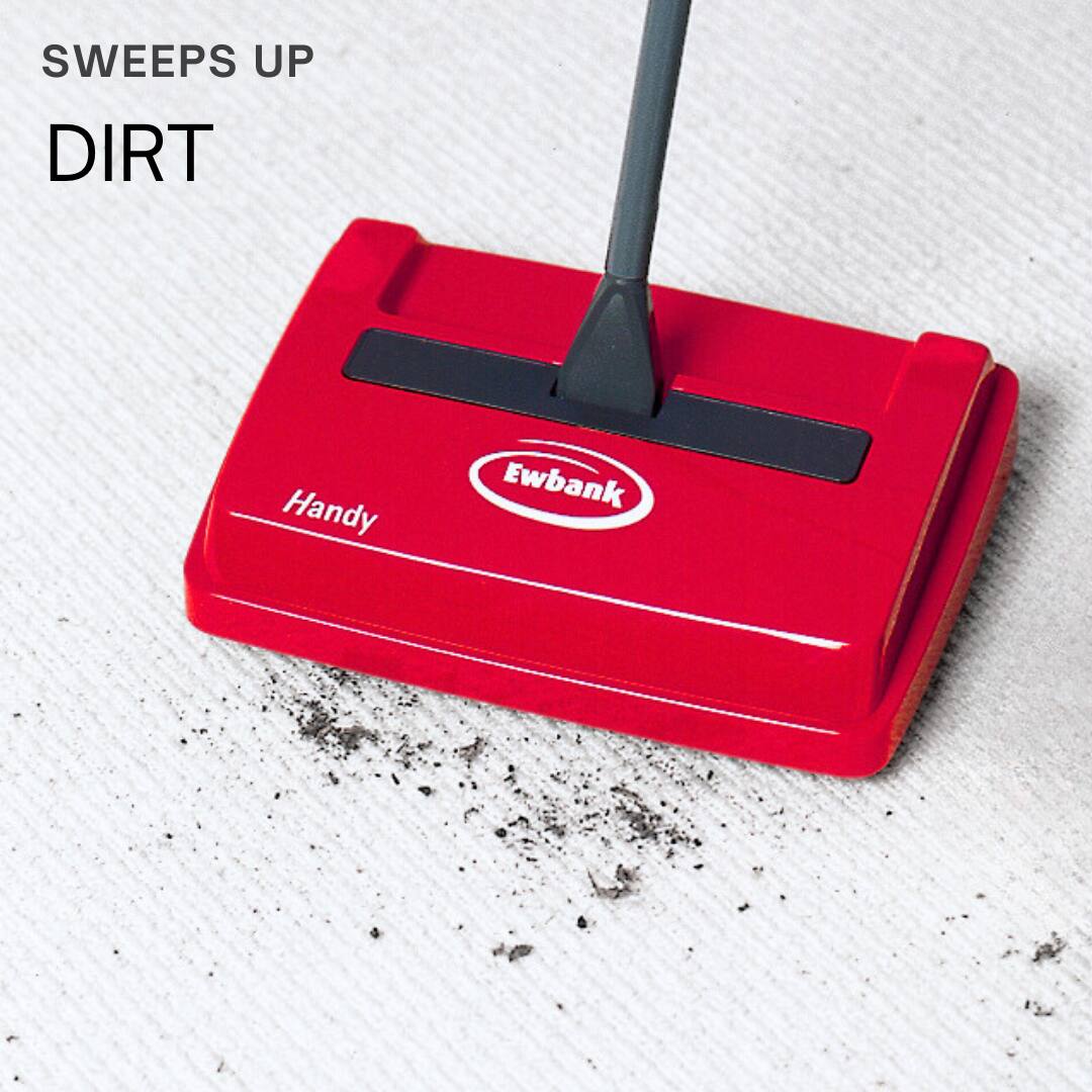 Handy Ewbank sweeps up dirt
