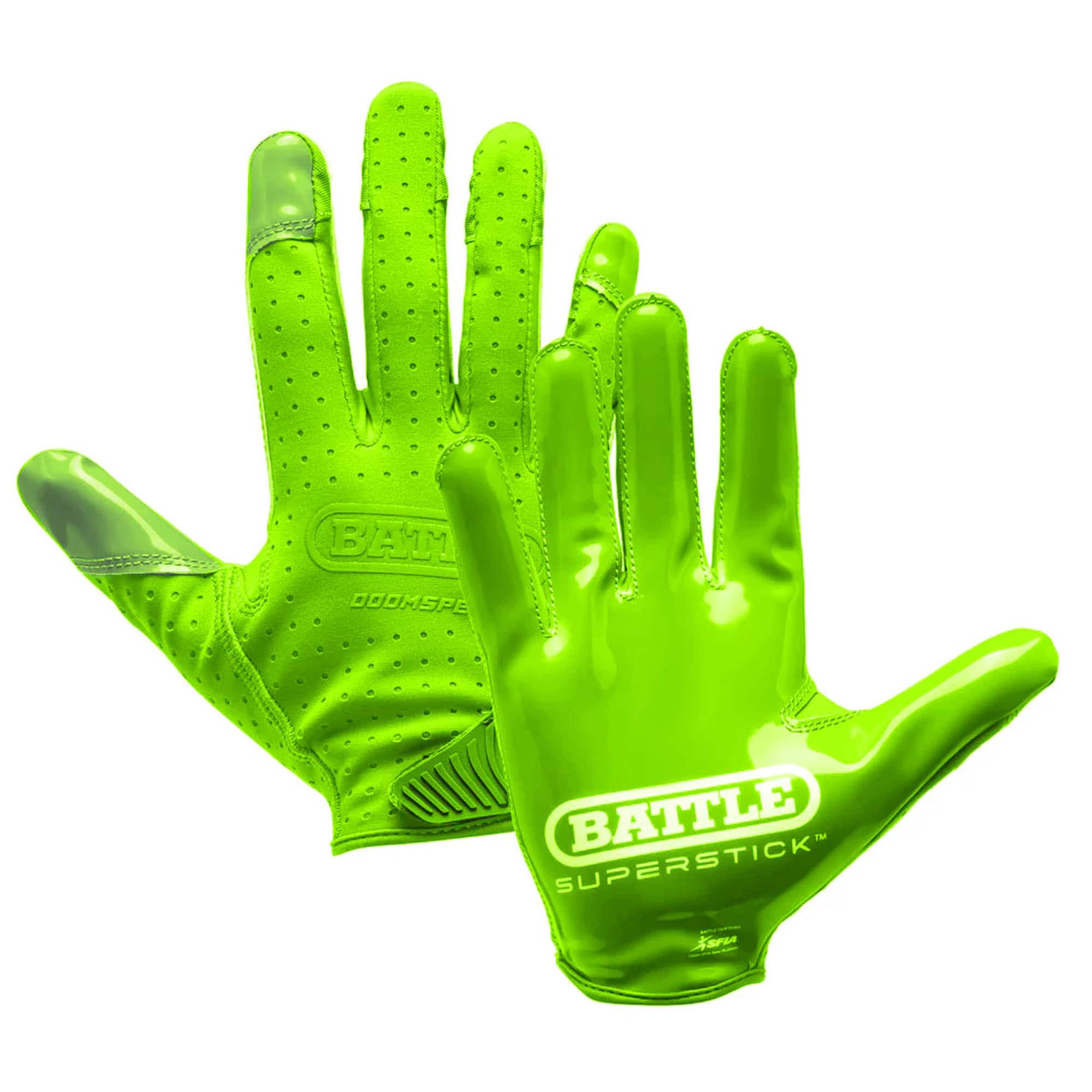 Battle Sports - Doom Speed Receiver Football Glove, Adult, 3XL - Neon Green price history on PriceWatchPro