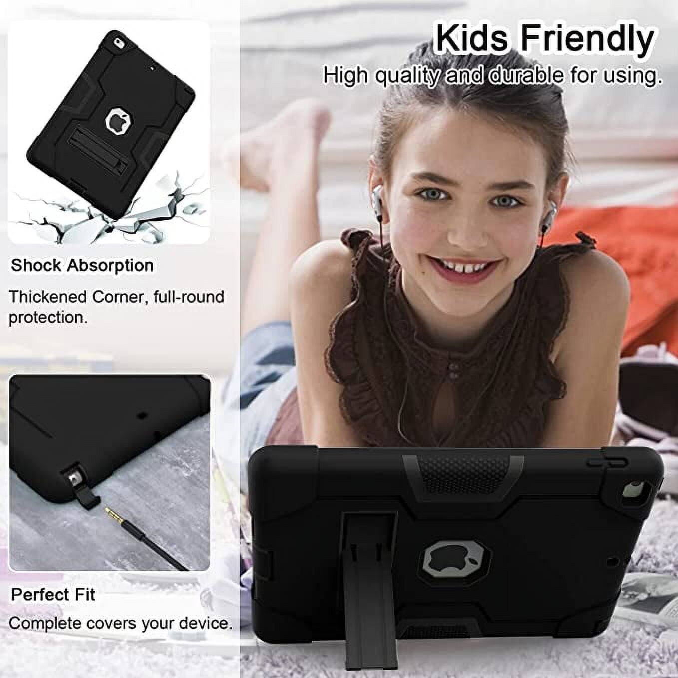 Kids Friendly  
High quality and durable for using.  

Shock Absorption  
Thickened Corner, full-round protection.  

Perfect Fit  
Complete covers your device.
