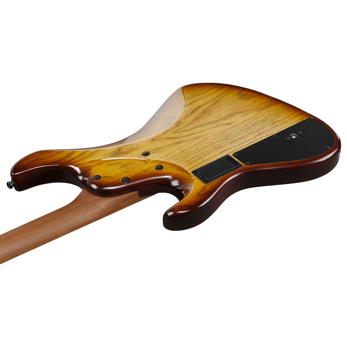 Alt View 6. Ibanez - Ibanez MDM Mode MDM1300 Electric Bass Guitar, Natural Stained Amber Burst.