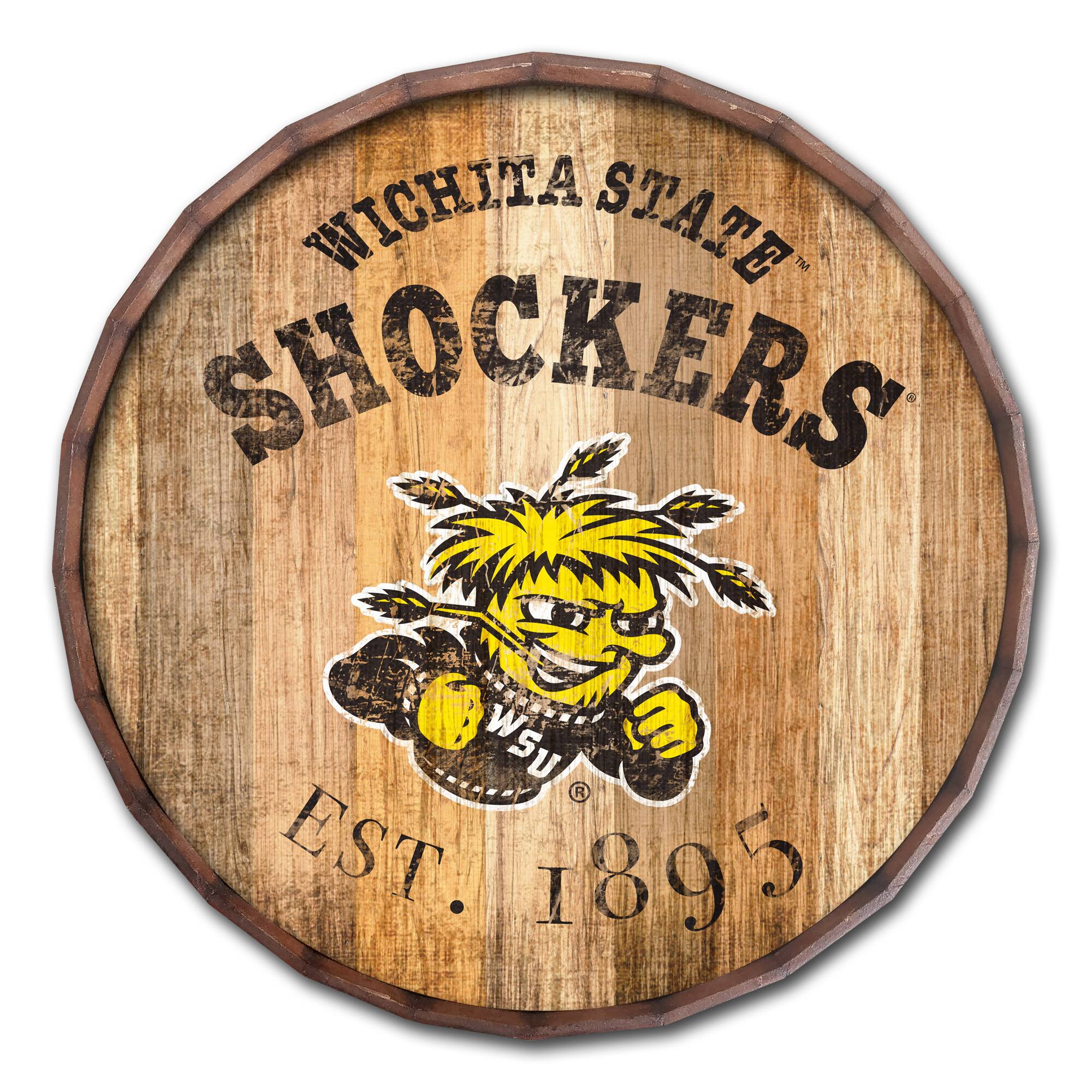 Wichita State Shockers 24'' Established Date Barrel Top