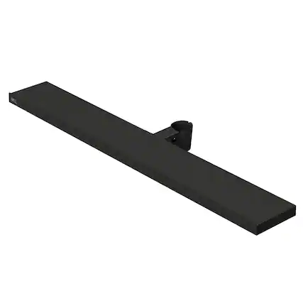 Front. WALL - Soundbar Shelf for TV Stand A2 High/Large/Grand Types, Medium Size, Width 37.5" - Satin Black.