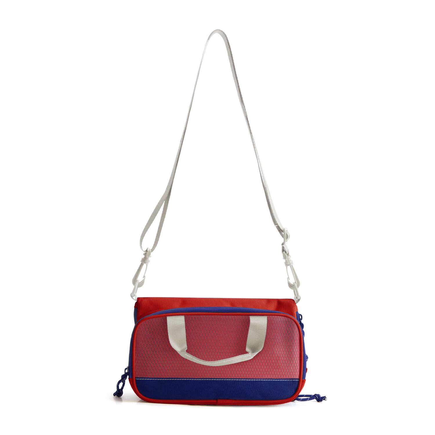 Back. Bagsmart - Coast Water Bottle Sling Bag, Water-Repellent Crossbody with Dry-Wet Separation for Beach & Daily Use - Vermilion.