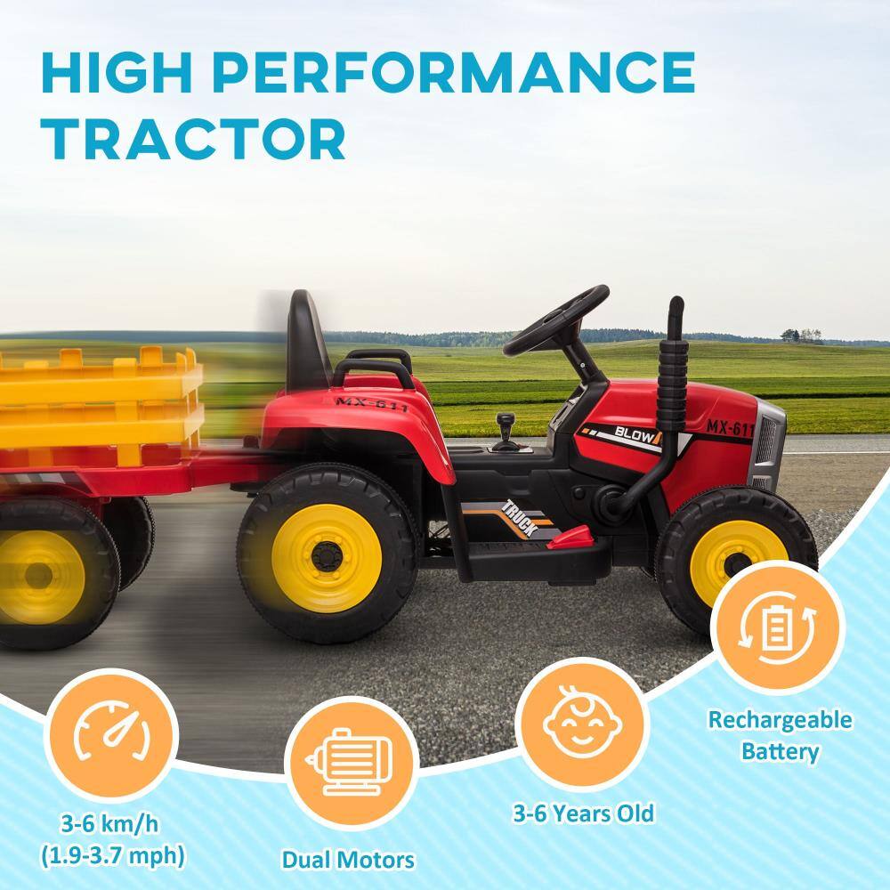HIGH PERFORMANCE TRACTOR

- MX-611
- 3-6 km/h (1.9-3.7 mph)
- Dual Motors
- Rechargeable Battery
- 3-6 Years Old