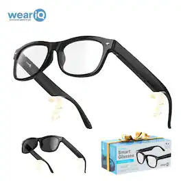 WearIQ - Bluetooth Smart Sunglasses - Shiny Black