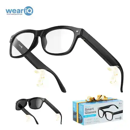 wear iQ smart looks good on you @uow PU Wireless looks smart Smart Glasses Caneys Frame Back wear 1Q