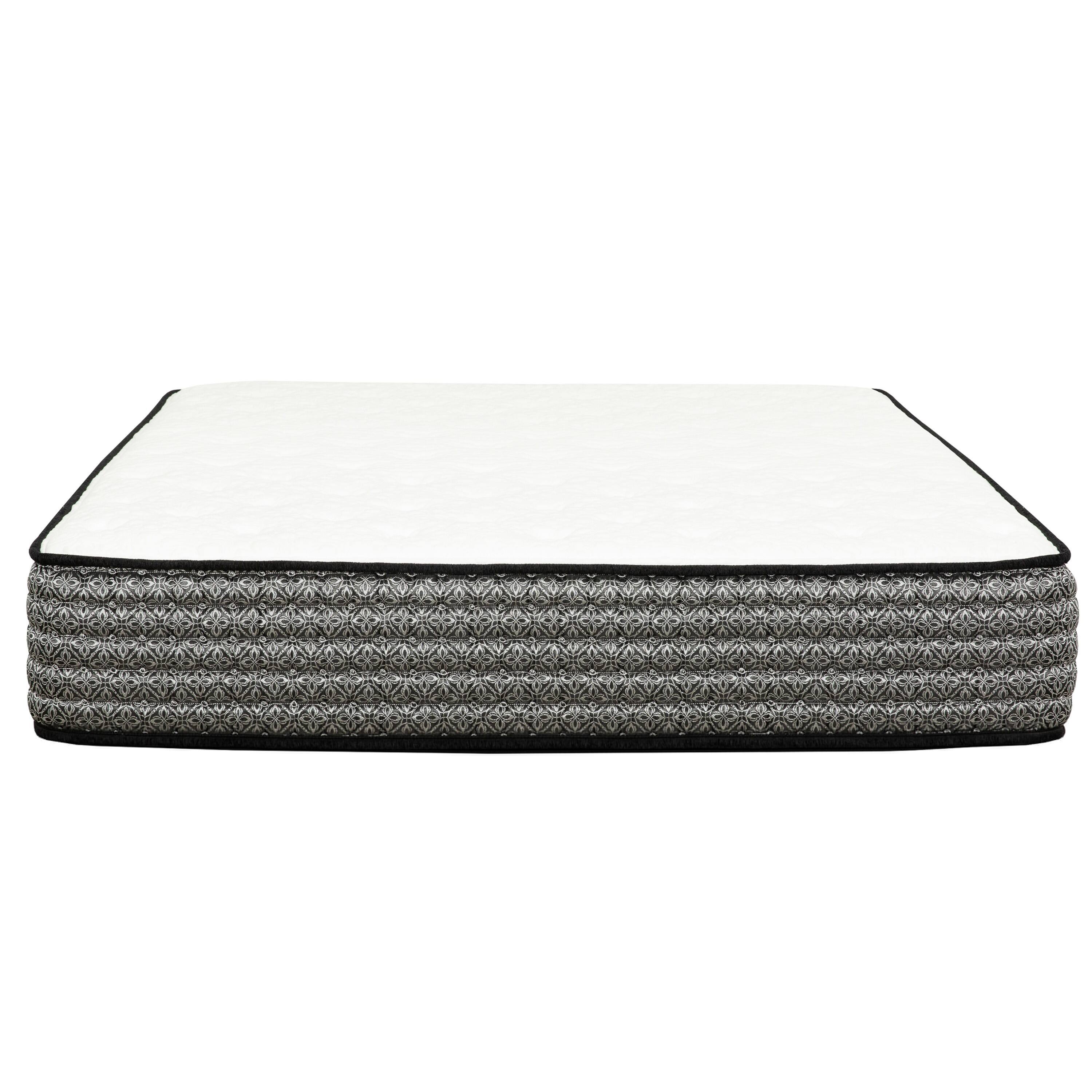 Angle. Manhattan Lane - Che King Size 12 Inch Mattress, Pocket Coil, Cool Gel Memory Foam - White, Gray.