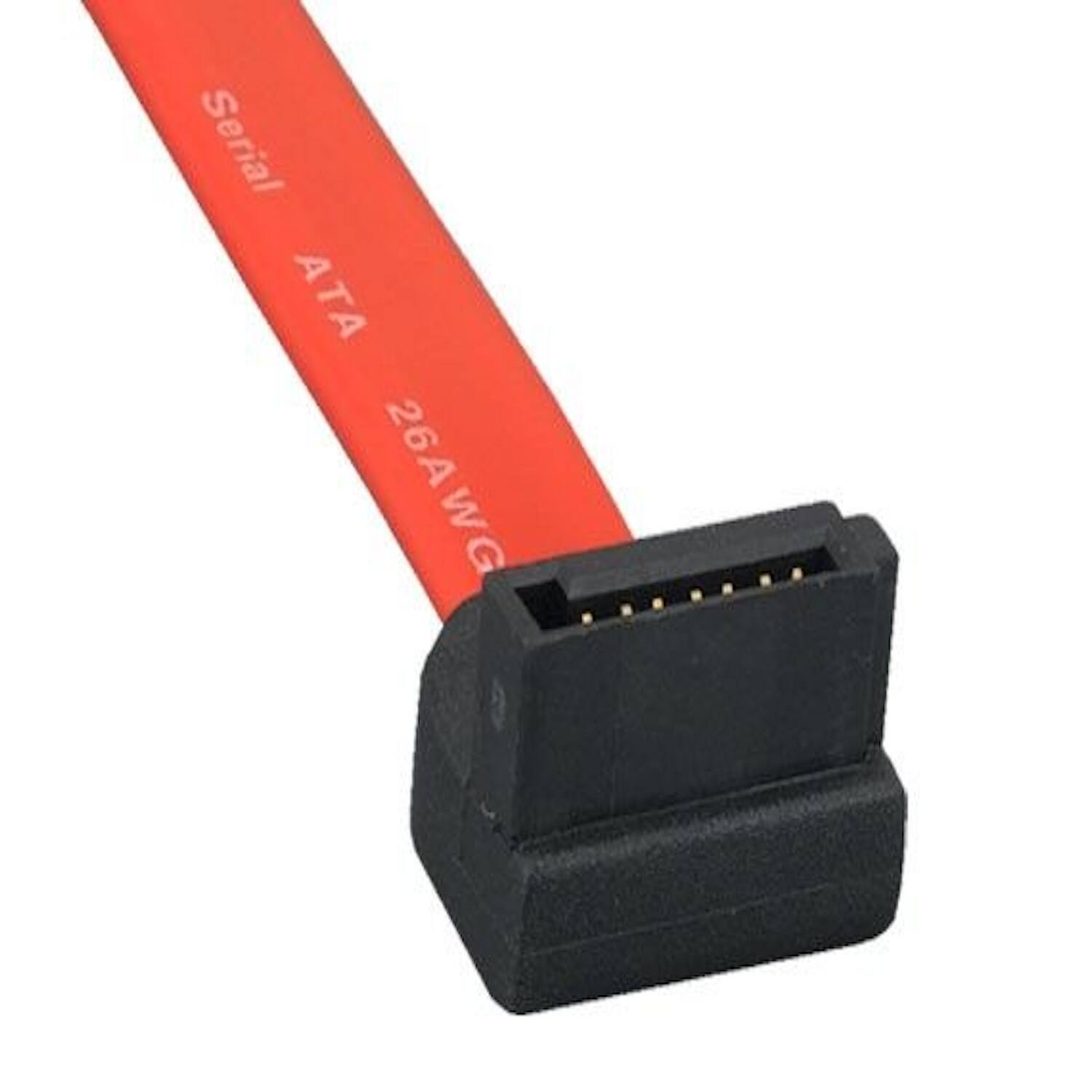 Sanoxy 0.5m 7pin 180 Degree to 90 Degree Serial ATA Device Cable Multi ...