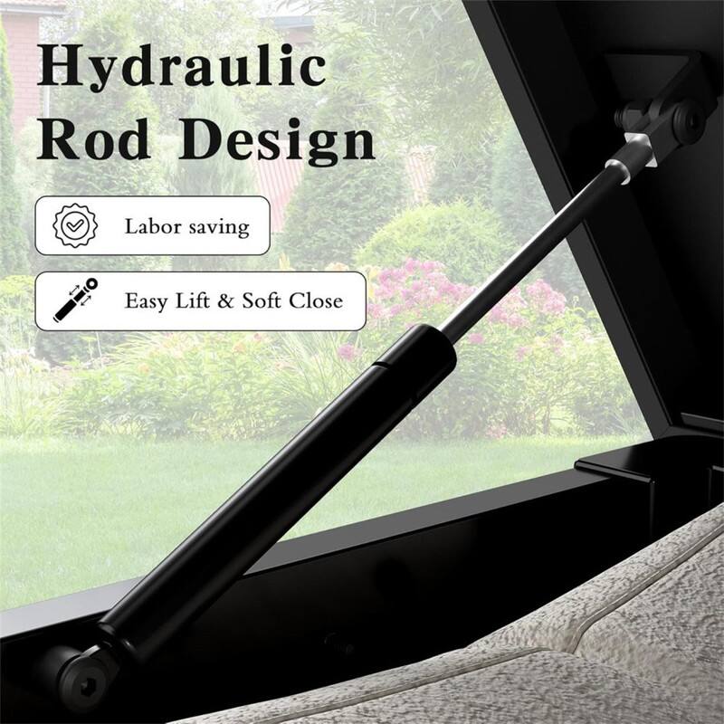 Hydraulic Rod Design

- Labor saving
- Easy Lift & Soft Close