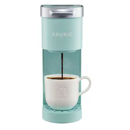 Front. Keurig - Keurig K Mini Single Serve Slim Oasis Coffee Maker with One Cup Reservoir - Oasis.