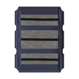 PetMaker - Elevated Dog Bed Cover 48x36-Inch Replacement Pet Bed Cover with Mesh Panel For Indoor/Outdoor Use Dog Cot Not Included - Navy Blue