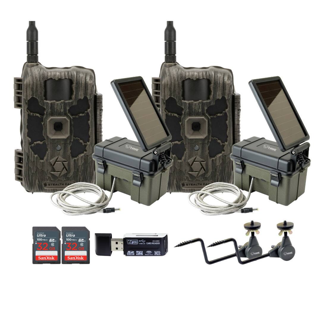 Stealth Cam - 40MP Deceptor Max Cellular Trail Camera with Accessories (2 Pack) price history on PriceWatchPro