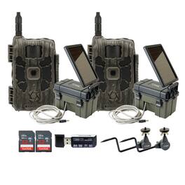Stealth Cam - 40MP Deceptor Max Cellular Trail Camera with Accessories (2 Pack)