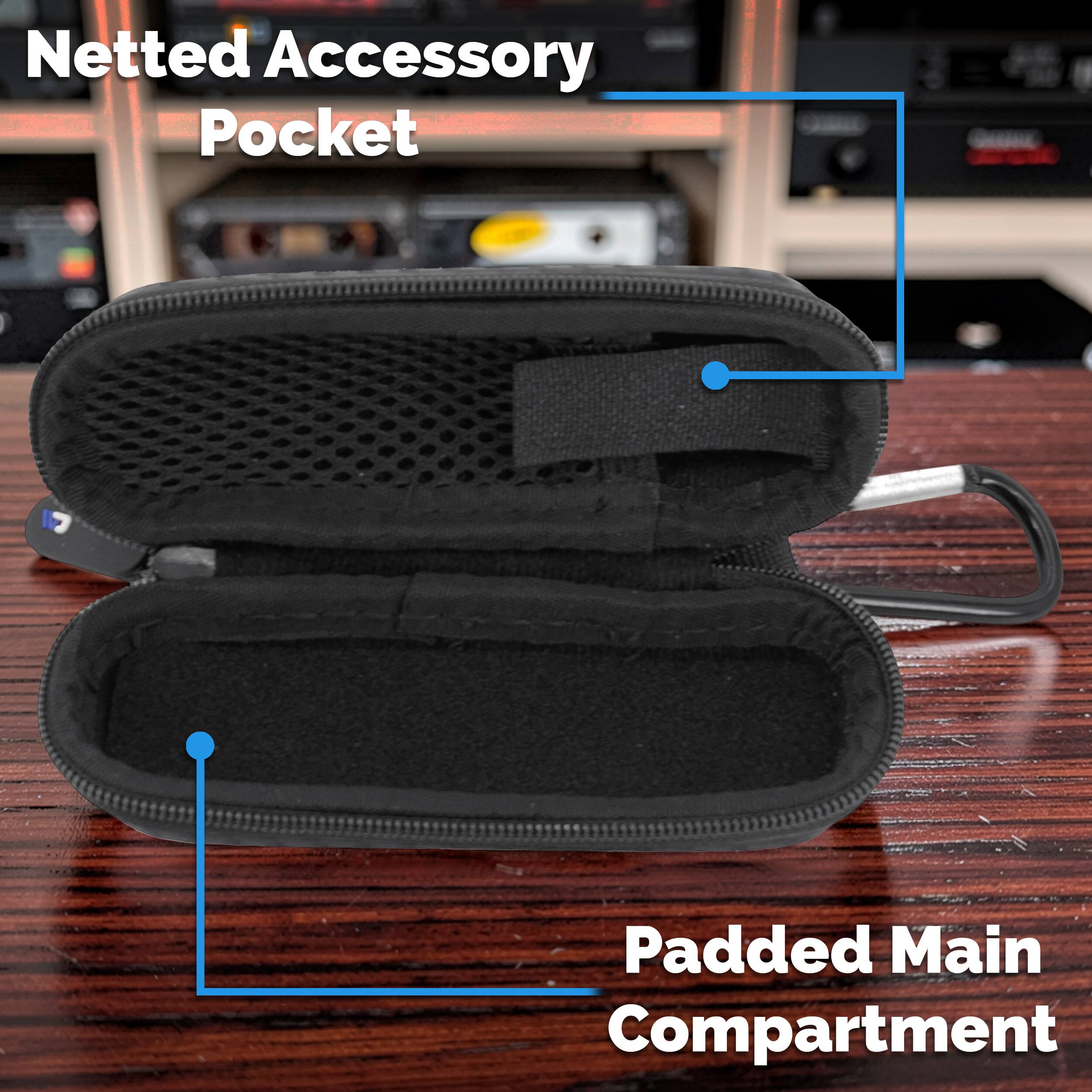 Netted Accessory Pocket  
Padded Main Compartment
