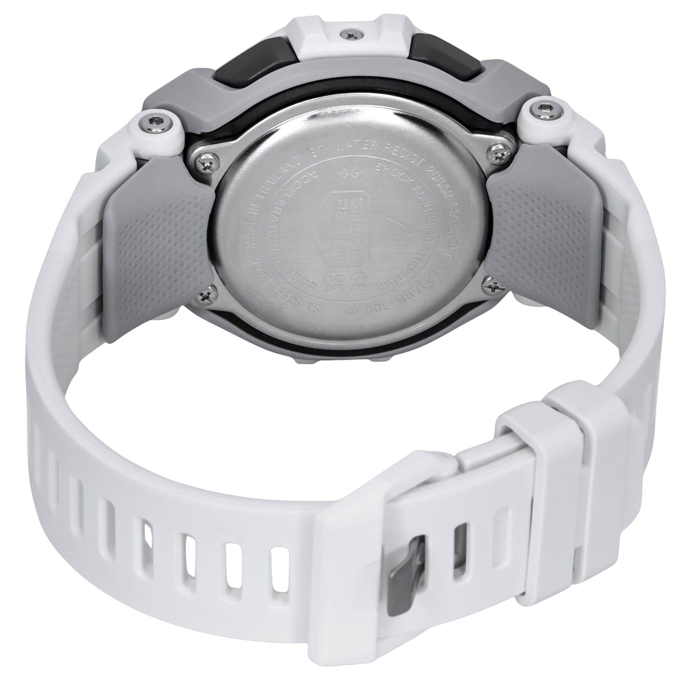 Casio G Shock G Squad Digital Smartphone Link White Bio Based