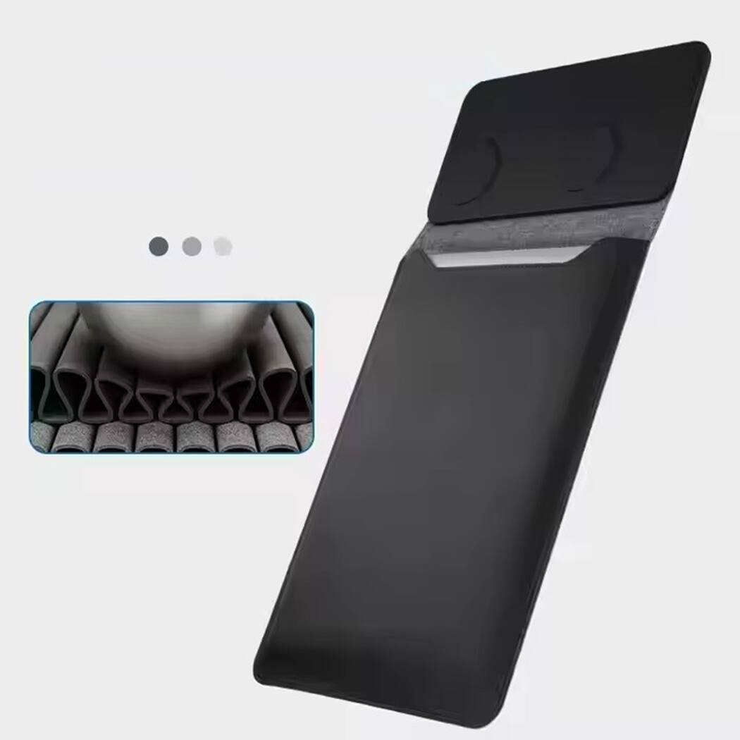 Alt View 14. SaharaCase - Water Resistant Sleeve with Wireless Charging and fits up to 14" laptop - Black.