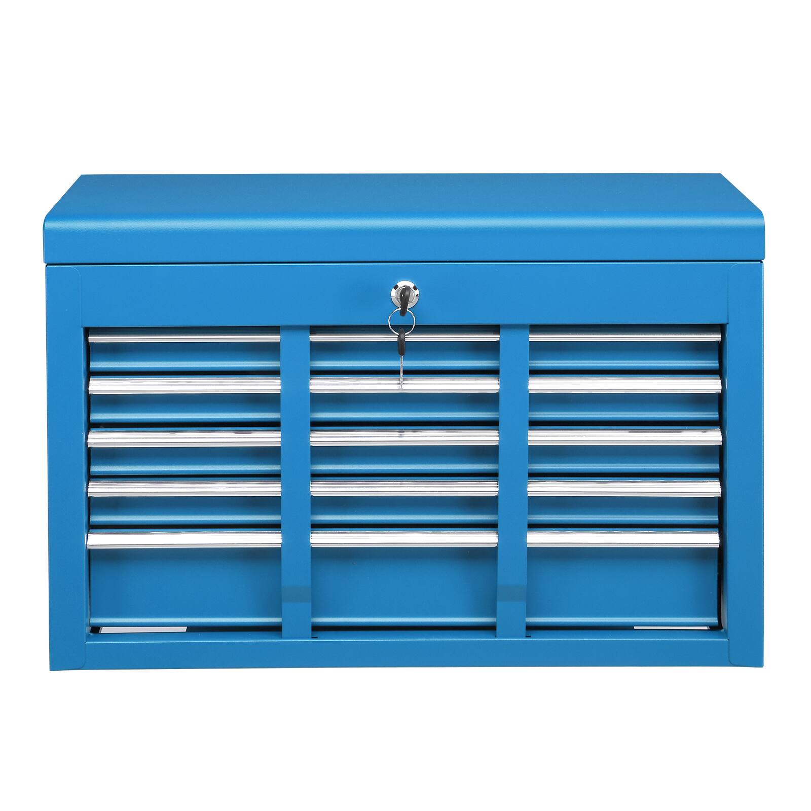 Alt View 2. Winado - 5-Drawer Tool Chest Metal Tool Storage Cabinet Tools Storage Cabinet Organizer with 5 Drawers & Locking System & Keys - Blue.