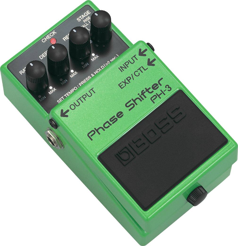 BOSS Phase Shifter Guitar Effects Pedal with Classic and Modern