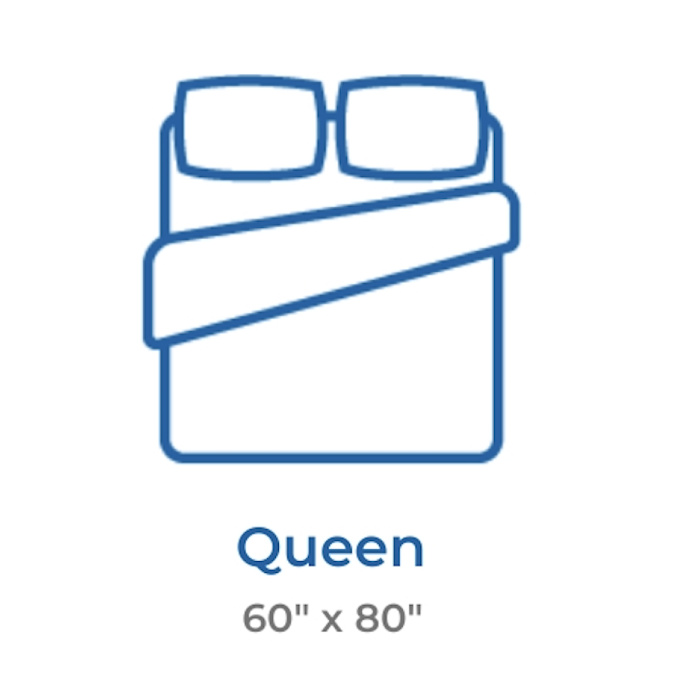 Queen  
60" x 80"