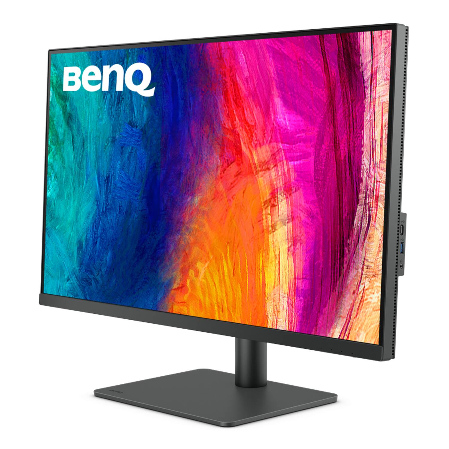 Alt View 11. BenQ - AQCOLOR PD3205U Designer 31.5" IPS LED 4K UHD Monitor with HDR10 (HDMI/DP/USB-C 90W/USB Type B) - Gray.
